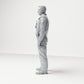 Diorama model building product photo 1: Standing figure: Policeman with radio, tactical vest & equipment belt (B023)