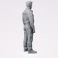 Diorama model building product photo 3: Standing figure: Police officer in modern German uniform with POLICE inscription (B025)
