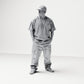 Diorama model building product photo 0: Standing figure: Passerby with cap & chain, hands in pockets (B026)