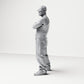 Diorama model building product photo 1: Standing figure: Person with crossed arms, sunglasses & sleeveless top, loose pants (B029)