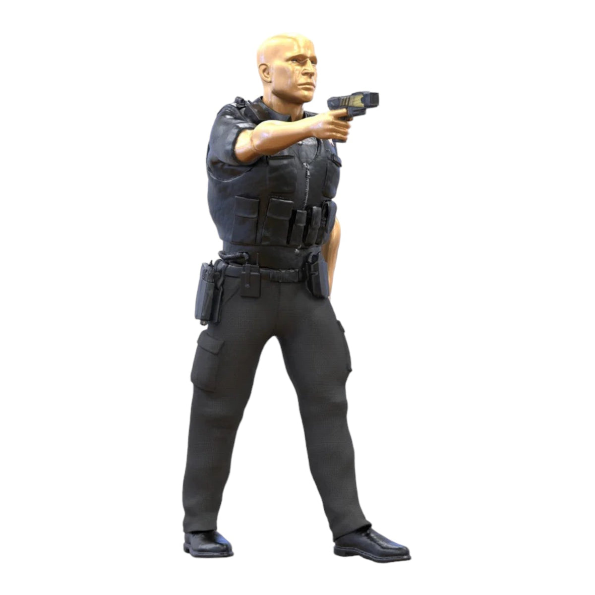 Diorama model-making product photo 2: Diorama figure set: Classic police team (No. S95)
