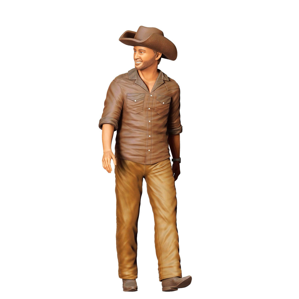 Diorama model making product photo 1: Diorama figure set: Cowboys and Cowgirls (No. S76)