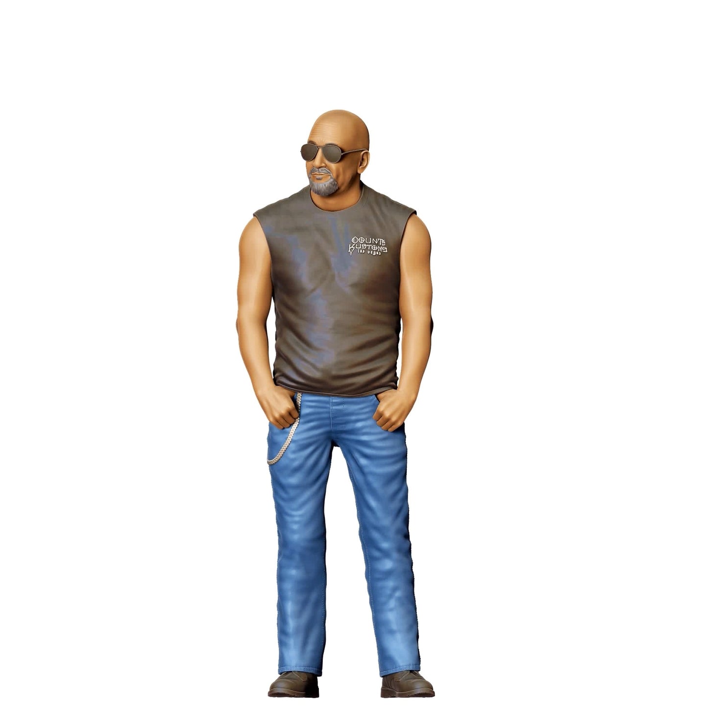 Diorama model building product photo 1: Diorama figure set: Tuning workshop and mechanic (No. S70)