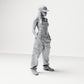 Diorama model building product photo 3: Standing figure: Woman with baseball cap, crop top & cargo pants, hands in pockets (B031)