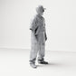Diorama model building product photo 3: Standing figure: Streetwear man with cap, sunglasses & sports jersey 13 (B032)