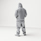Diorama model building product photo 2: Standing figure: Person with hoodie, baseball cap & face scarf, hands in pockets (B034)