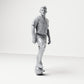 Diorama model building product photo 3: Standing figure: Football player with foot on ball (B035)
