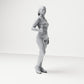 Diorama model building product photo 3: Standing figure: Athlete in training clothes with water bottle (B036)