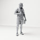Diorama model building product photo 3: Standing figure: Athlete with towel & water bottle (B037)