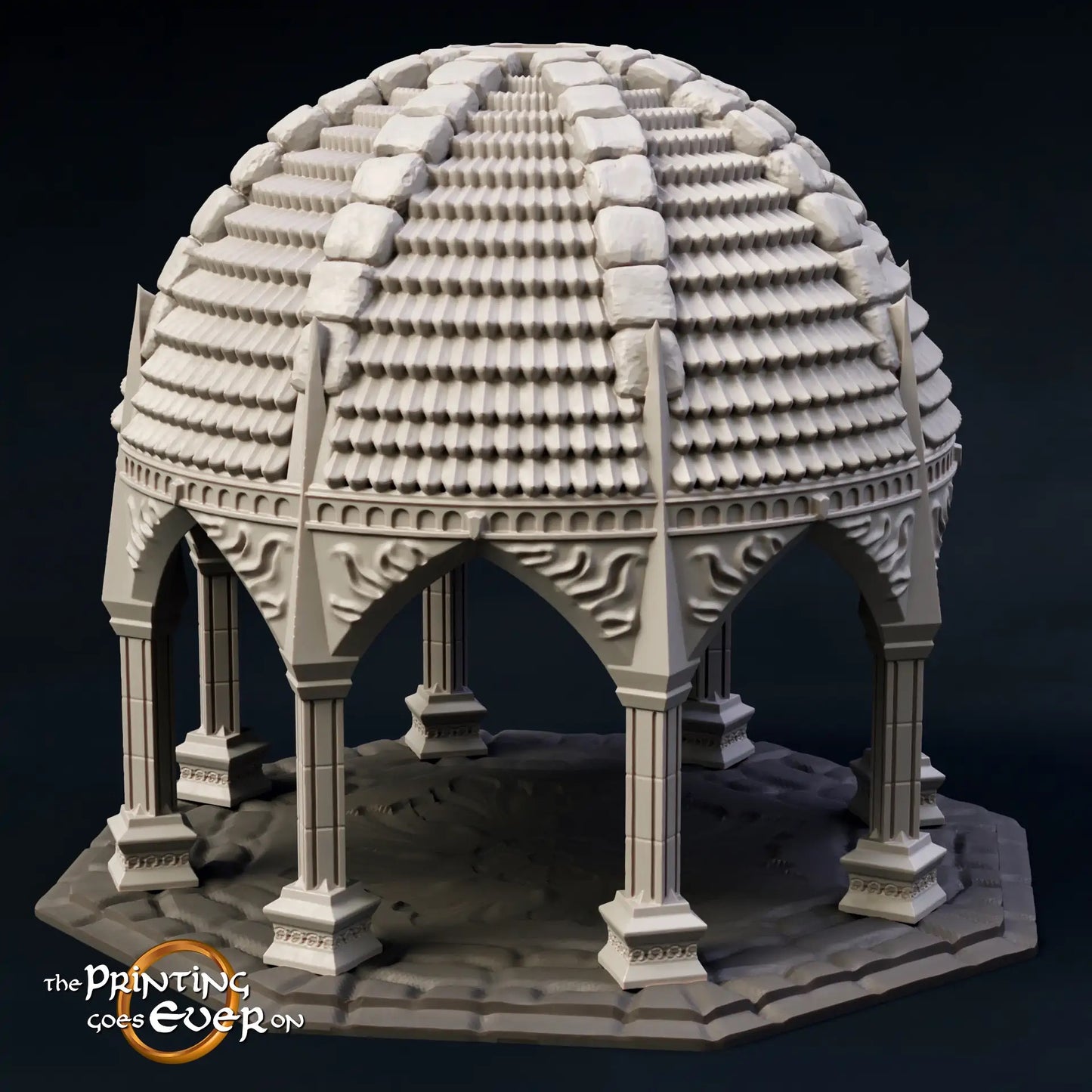 Product photo Tabletop 28mm The Printing Goes Ever On (TPGEO) 0: Fehntop Outpost - Weathered Stronghold in the Wilderness