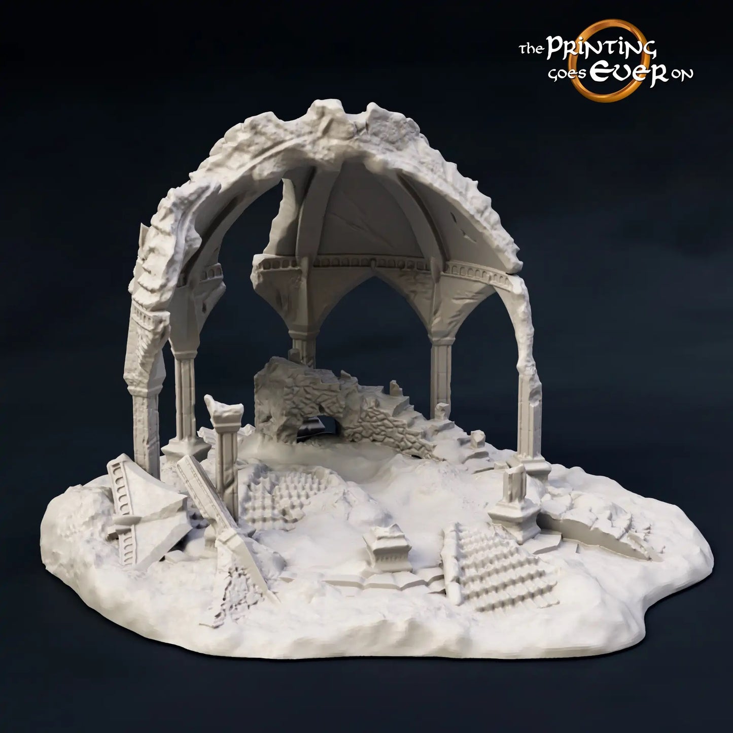 Product photo Tabletop 28mm The Printing Goes Ever On (TPGEO) 0: Fehntop Ruin - Decayed Outpost of the Wilderness