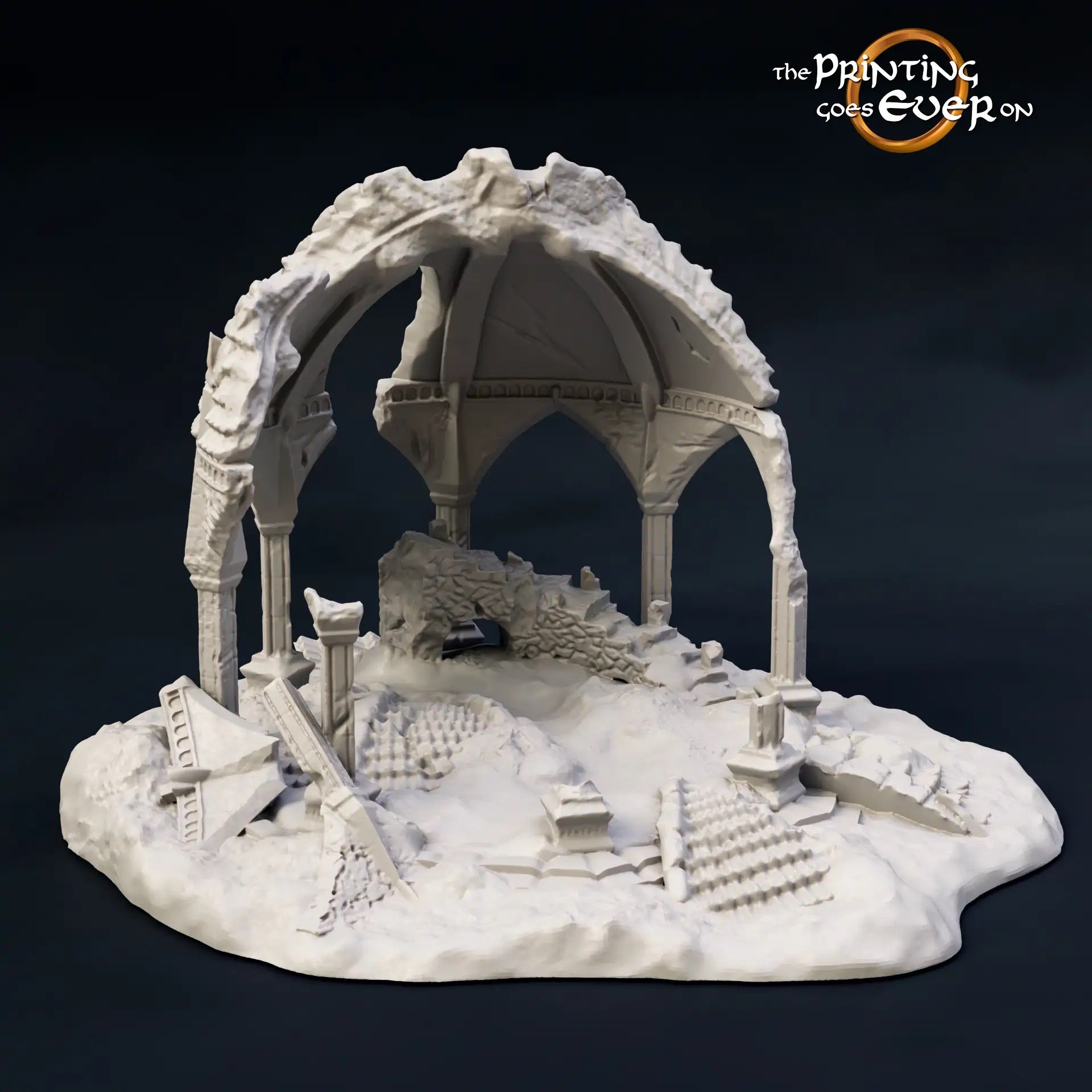 Product photo Tabletop 28mm The Printing Goes Ever On (TPGEO) 0: Fehntop Ruin - Decayed Outpost of the Wilderness