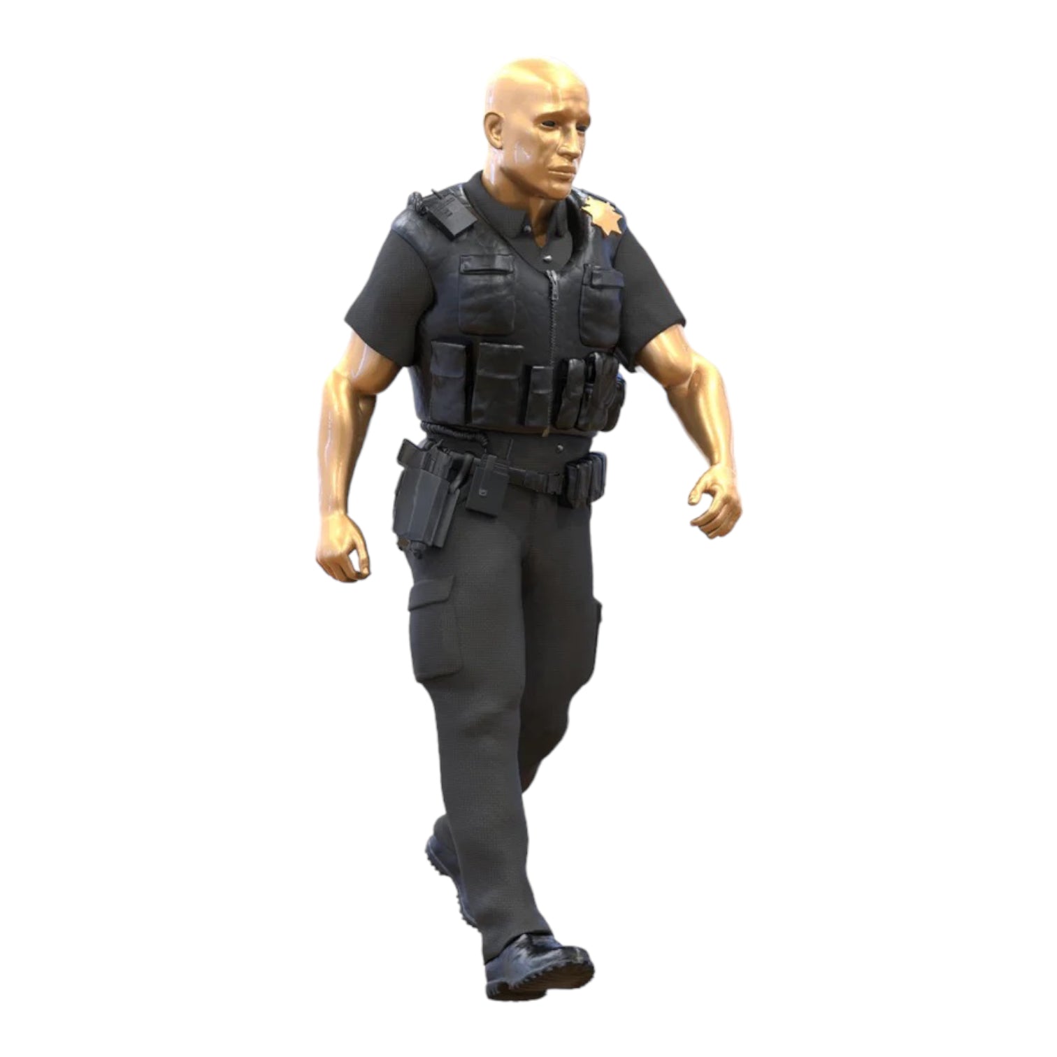 Diorama model-making product photo 3: Diorama figure set: Classic police team (No. S95)