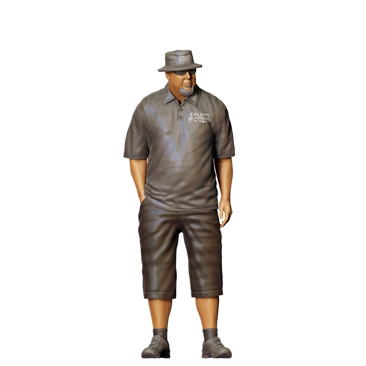 Diorama model-making product photo 2: Tuning workshop and mechanic figure set (No. S70)