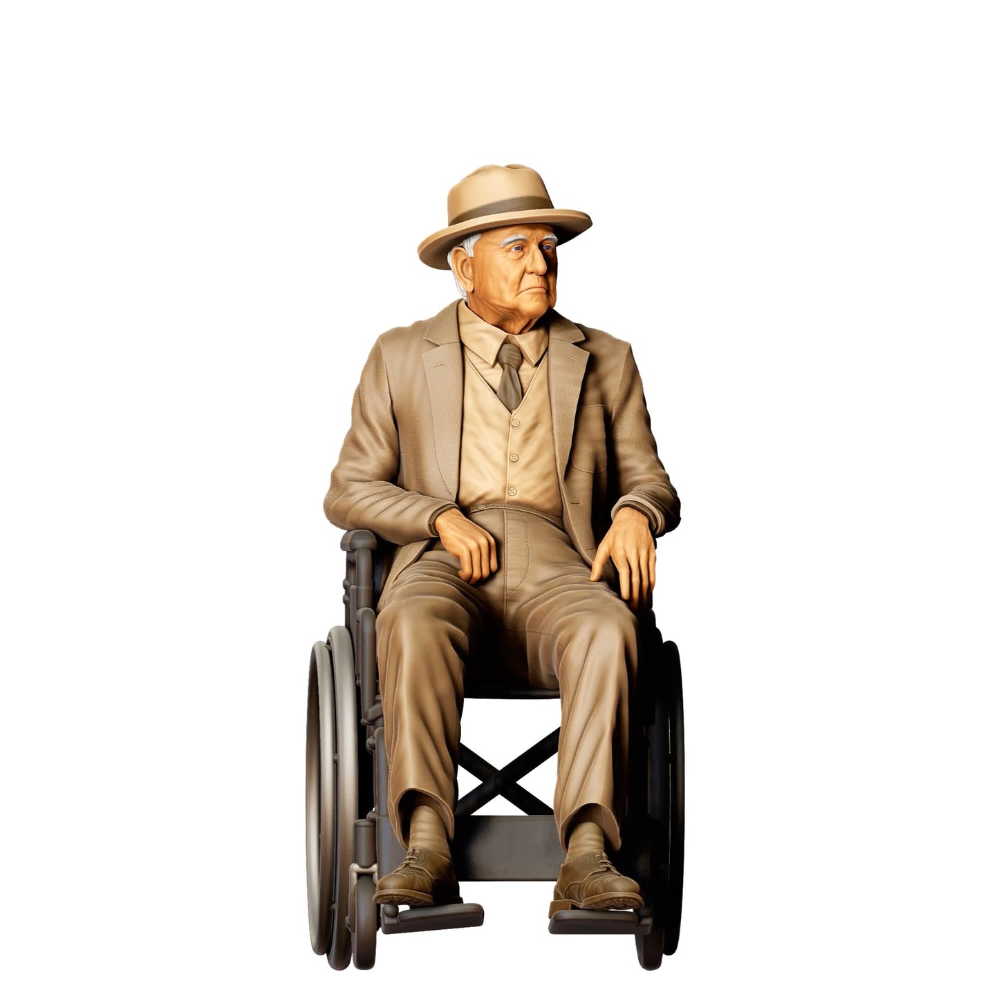 Diorama model making product photo 0: Diorama figure set: Wheelchair users in everyday life (No. S59)