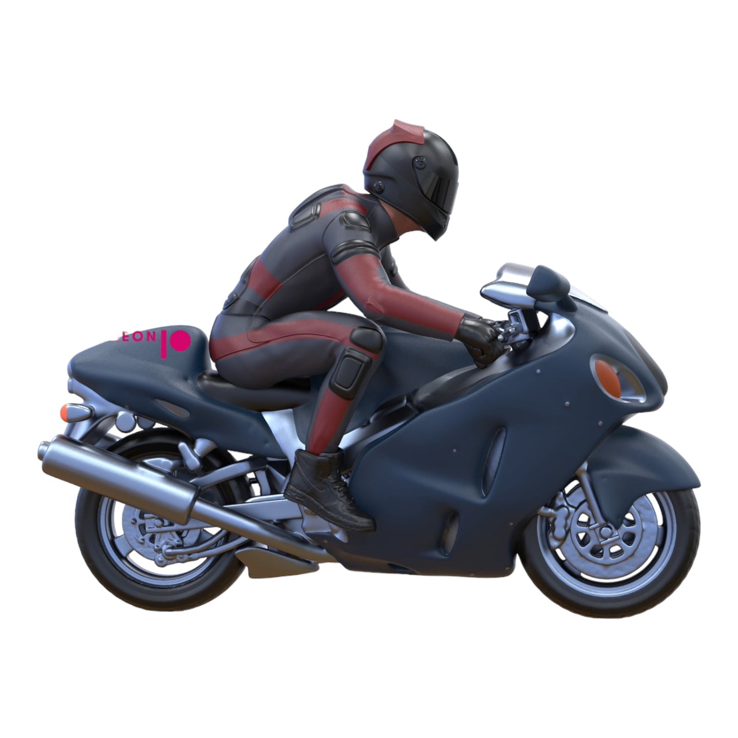 Diorama model-making product photo 4: Diorama figure set: petrol station and motorcycle meet (No. S121)