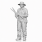 Diorama model-making product photo 4: Diorama figure set: gardeners, gardening and country life figure set