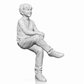 Diorama model-making product photo 4: Diorama figure set: seated figures, pedestrians and spectators set
