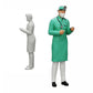 Diorama model building product photo 3: Diorama figure set: Clinic, surgery and emergency services figure set (No. S46)
