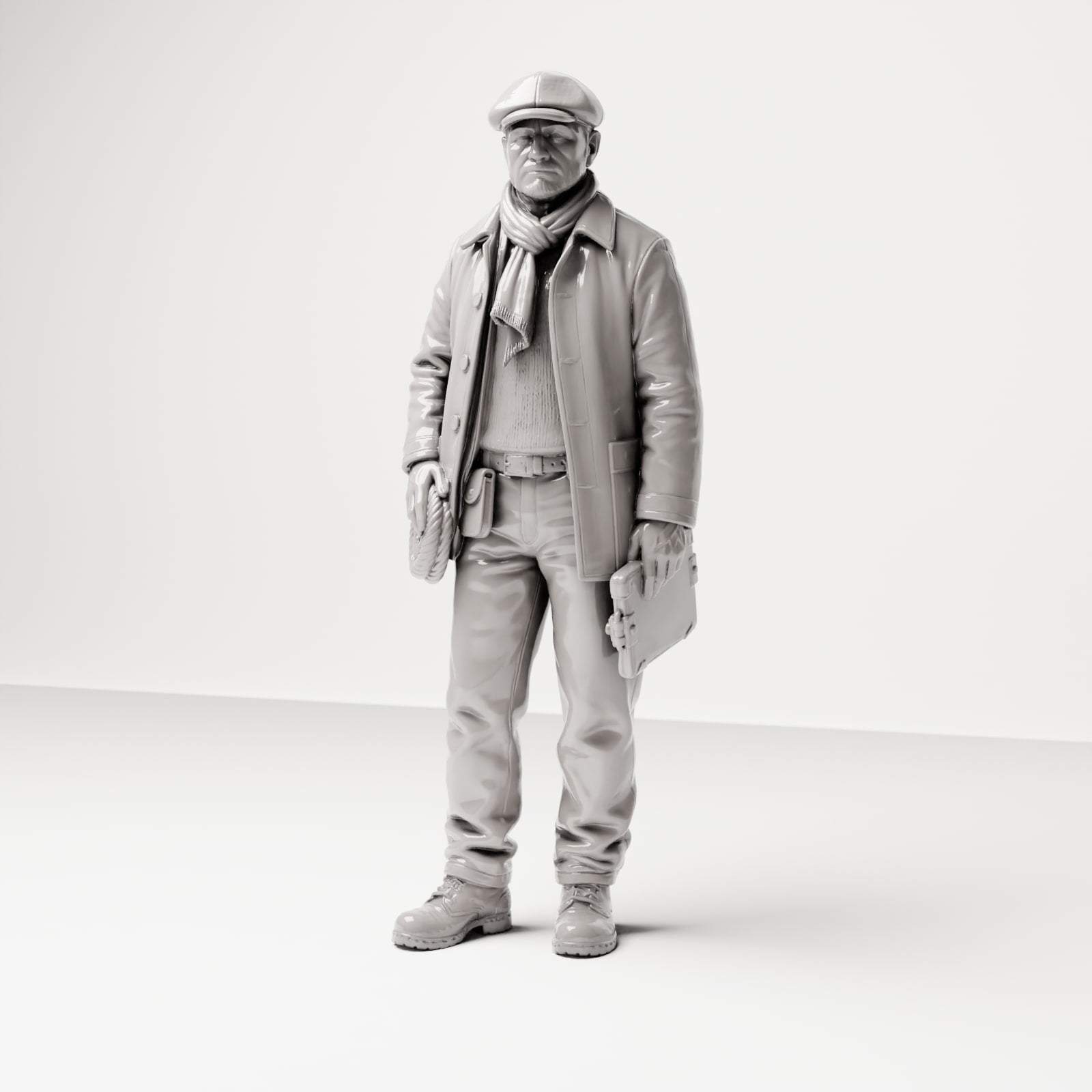 Diorama model-making product photo 3: Diorama figure set: Historical harbour and dock workers, 1920s-1930s