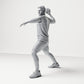 Diorama model building product photo 1: Standing figure: Athlete in throwing pose with ball in right hand (B041)