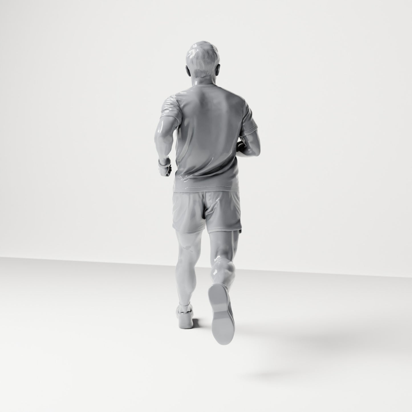 Diorama model building product photo 2: Walking figure: Jogger in sportswear (B043)