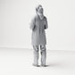 Diorama model-making product photo 2: Standing figure: Female doctor with clipboard & stethoscope (B044)