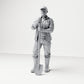 Diorama model-making product photo 0: Standing figure: construction worker with long-handled shovel (B045)