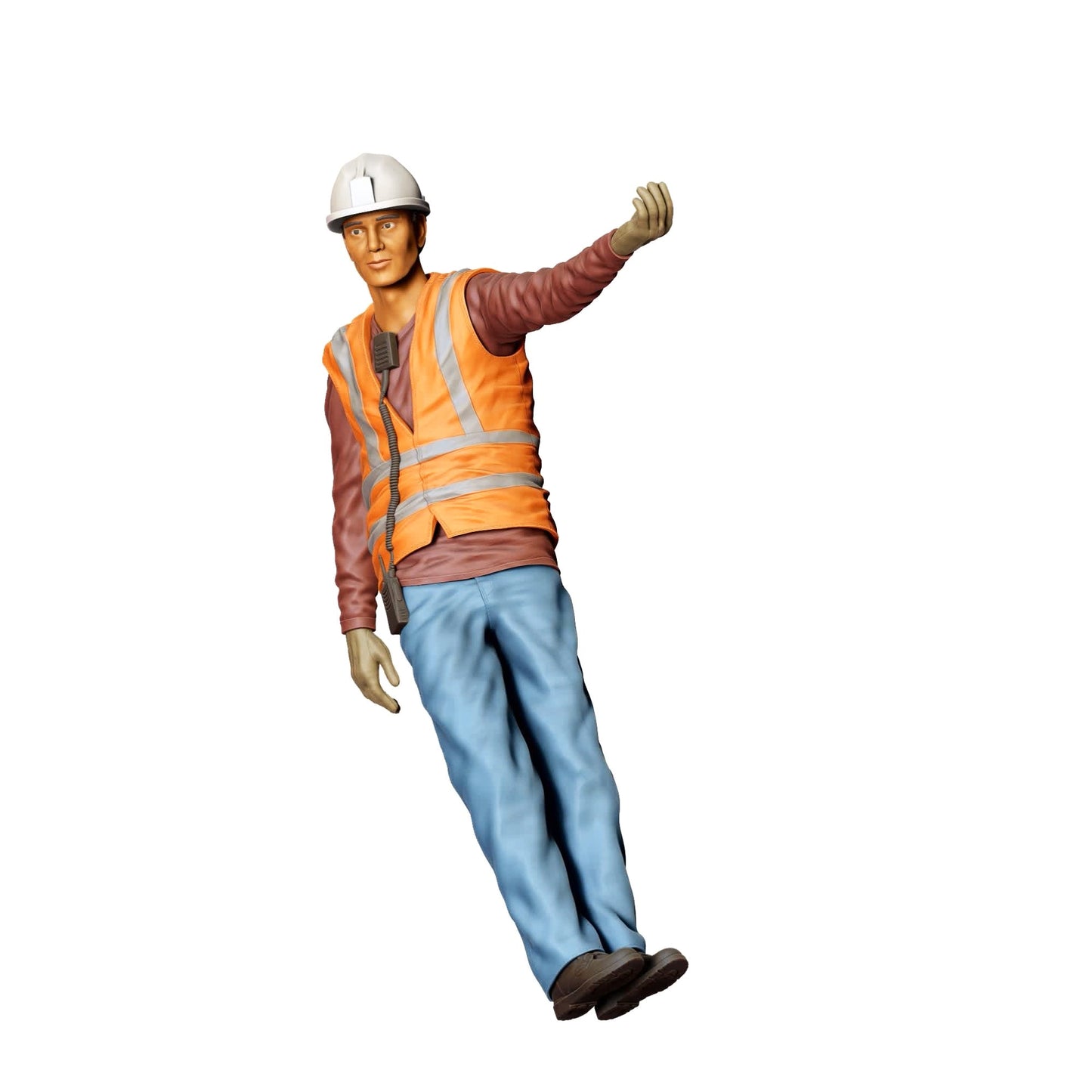 Diorama model-making product photo 3: Railway workers and track maintenance figure set (No. S44) - 7 figures
