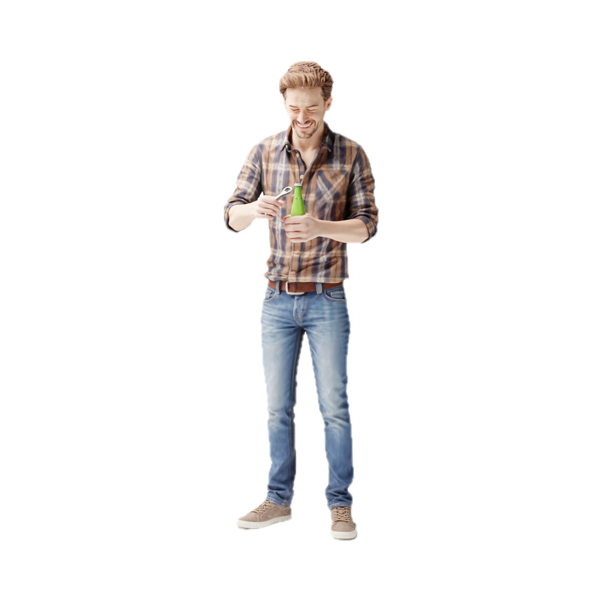 Produktbild S141 4: Diorama Figuren-Set: Garten-Grillparty mit Kugelgrill (Nr. S141) – 7 Figuren