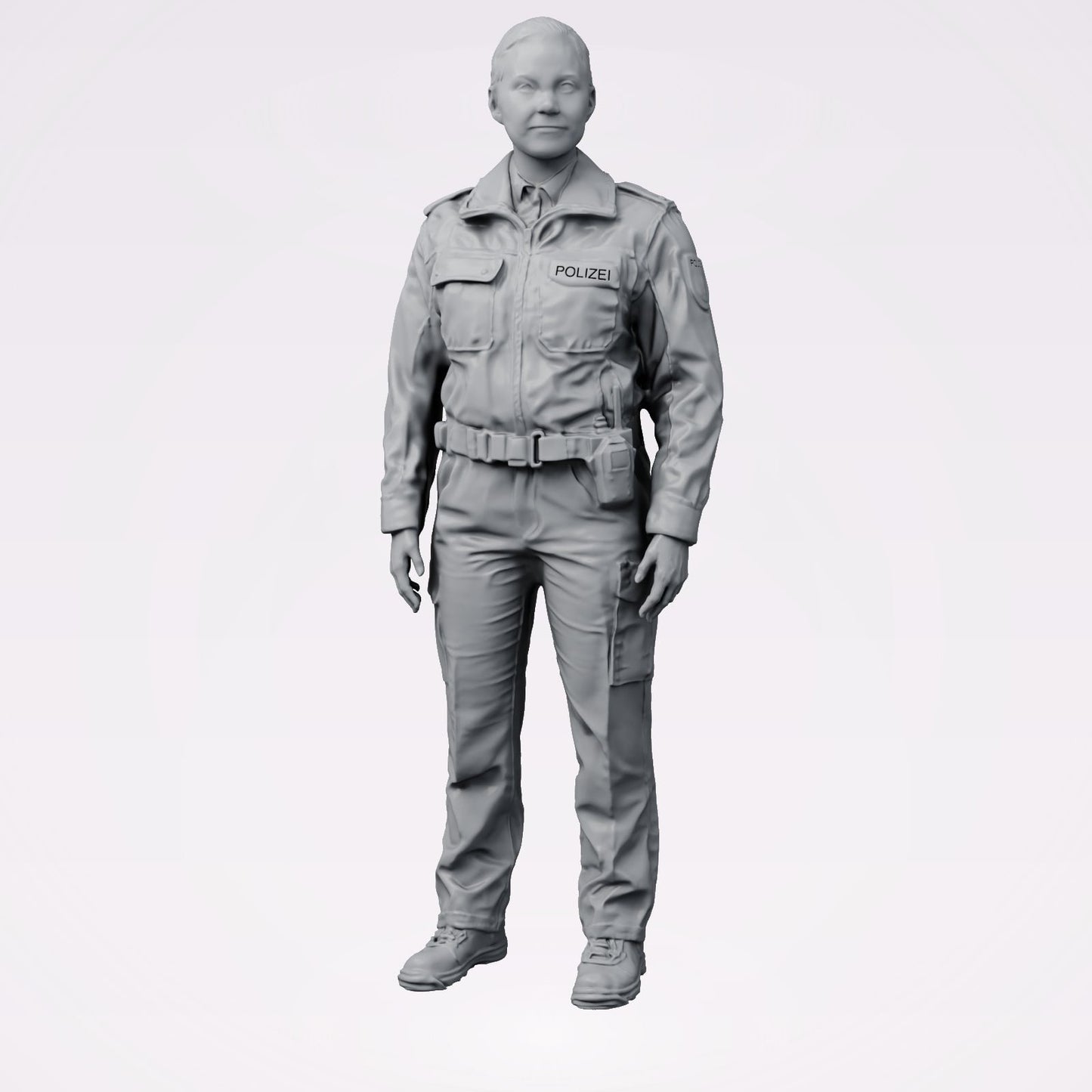 Diorama model-making product photo 4: German police and police officer figure set