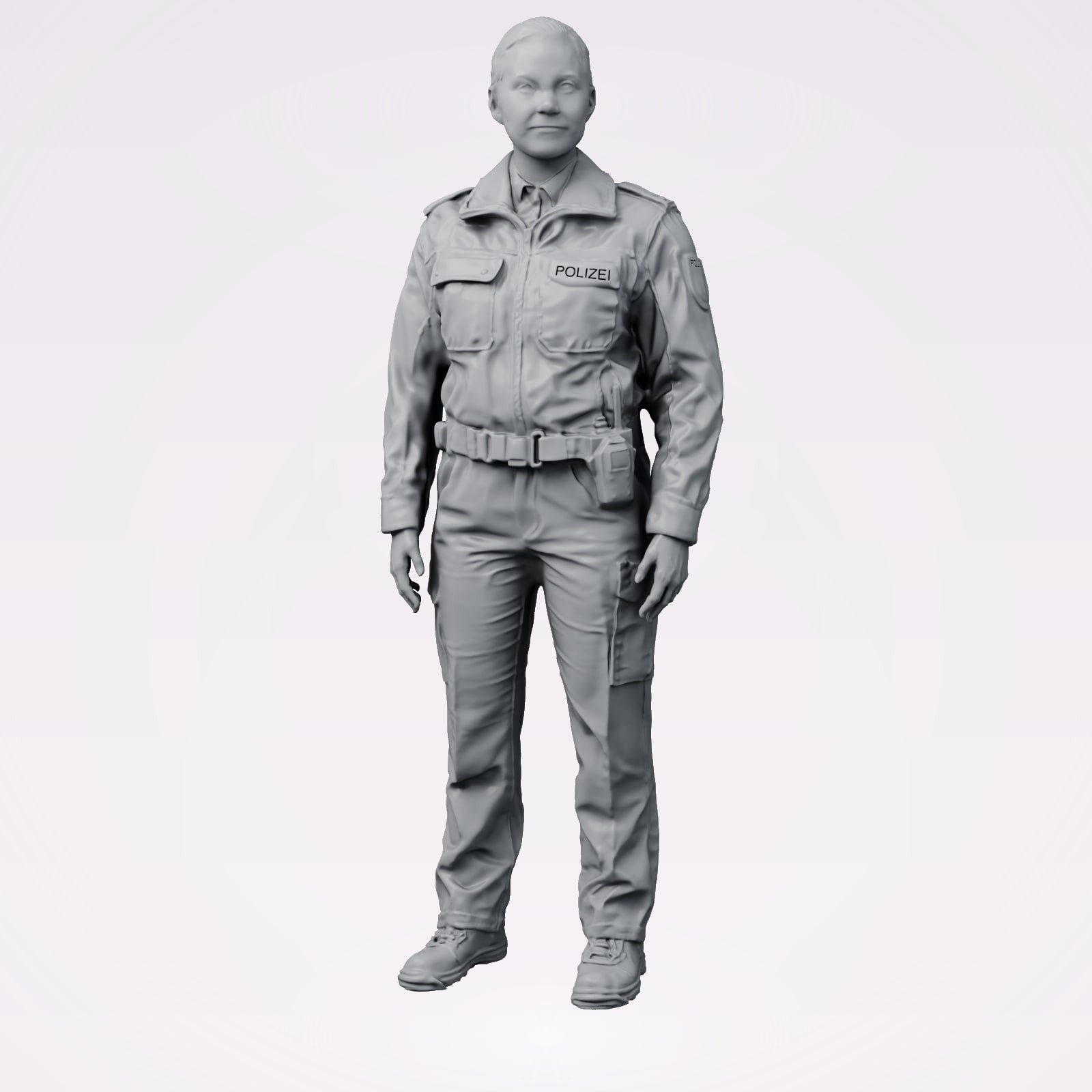 Diorama model-making product photo 4: German police and police officer figure set