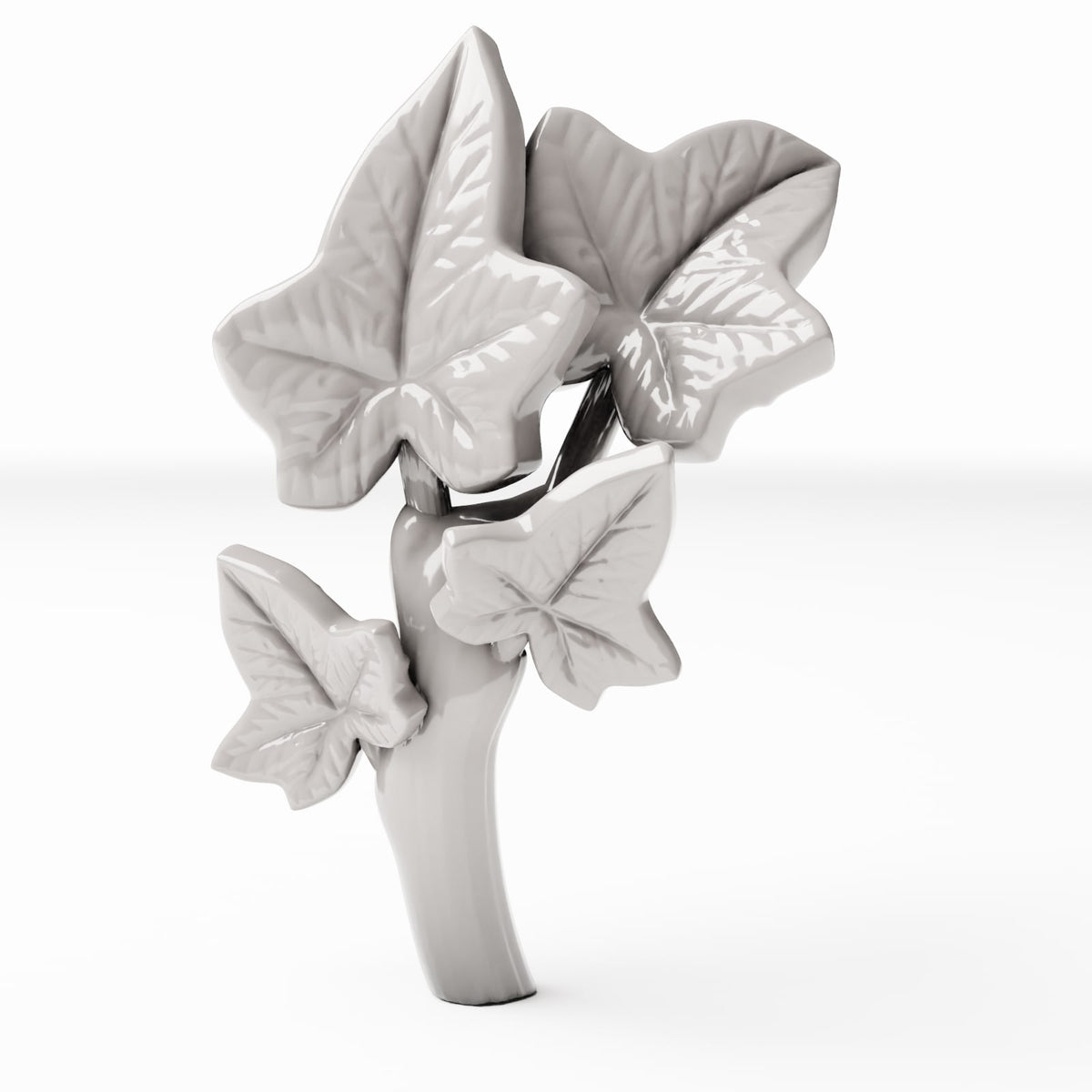 Set 04: miniature plant Ref. 528D, single view on a white background (ivy)