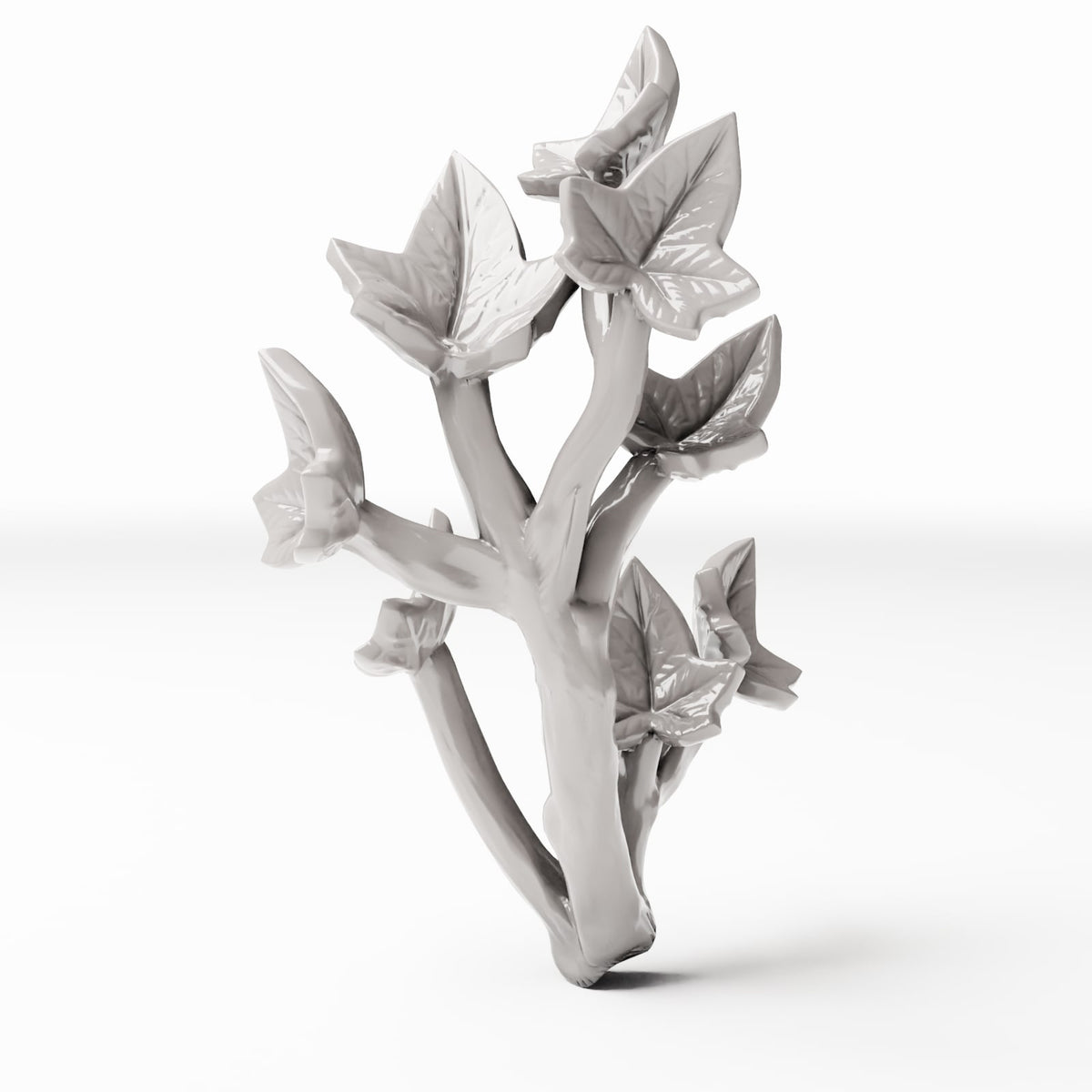 Set 04: miniature plant Ref. 532D, single view on a white background (ivy)