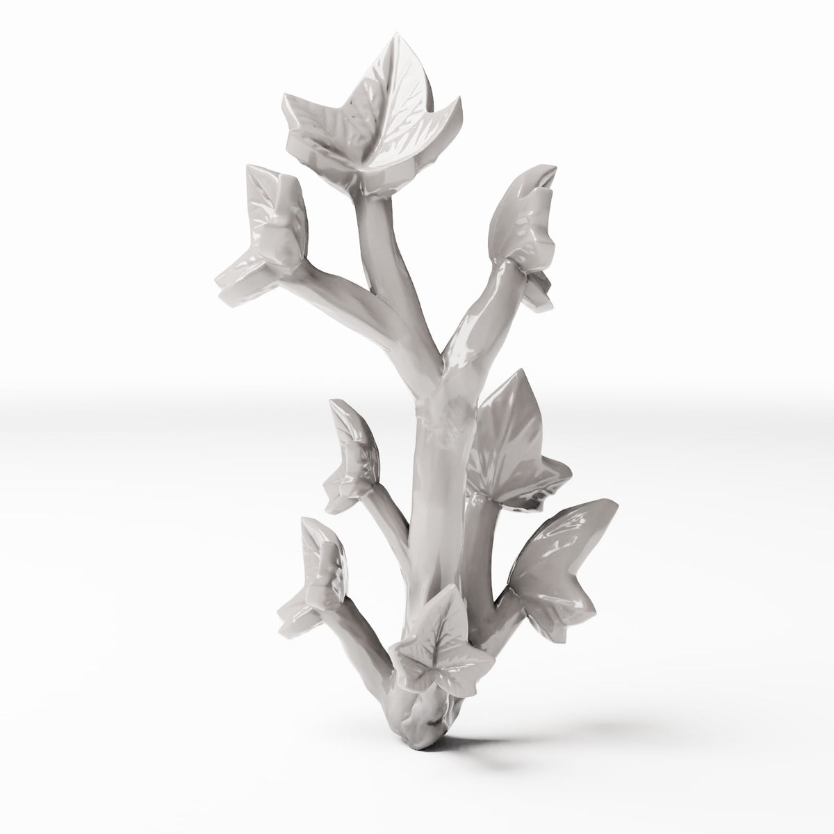 Set 04: miniature plant Ref. 534D, single view on a white background (ivy)