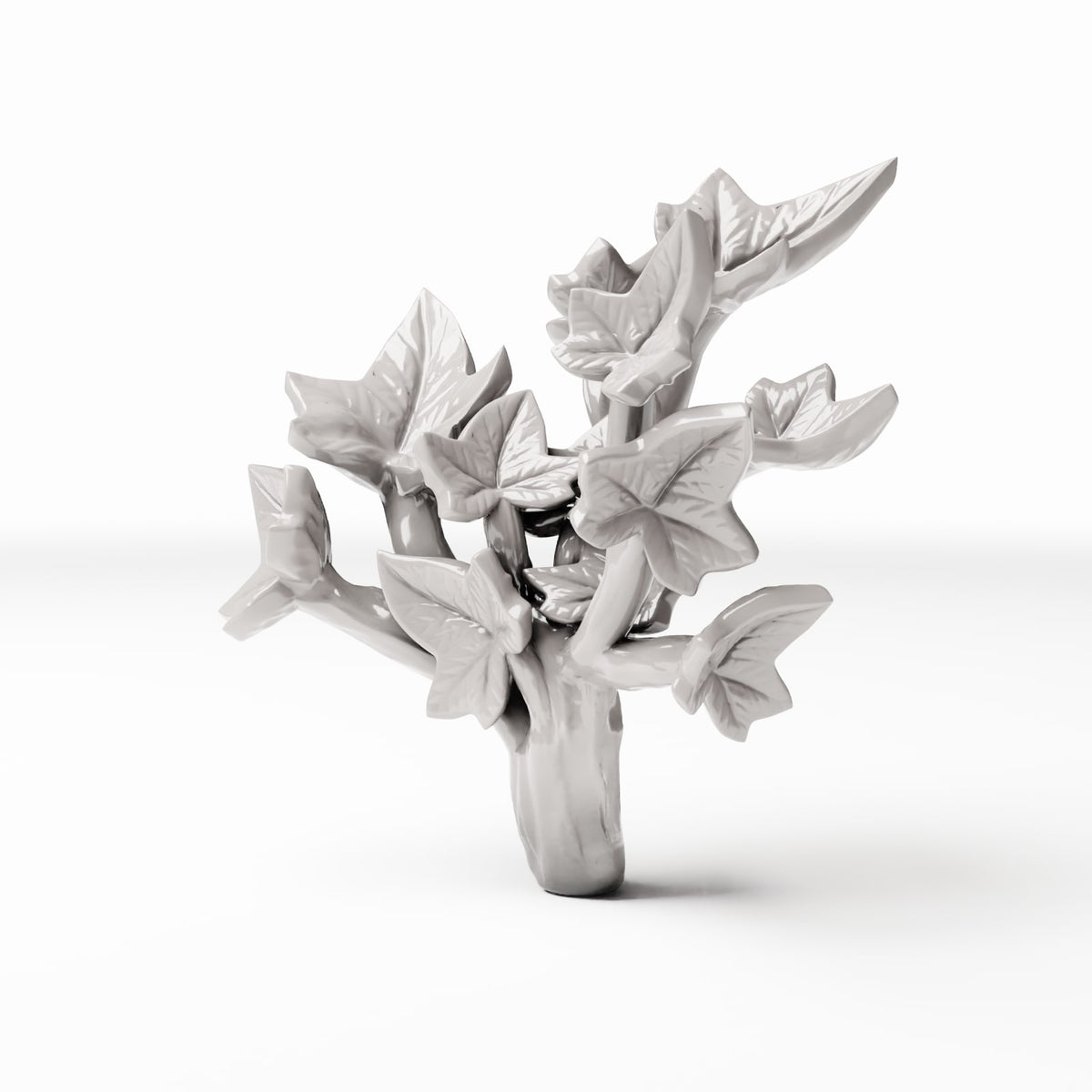 Set 04: miniature plant Ref. 536D, single view on a white background (ivy)
