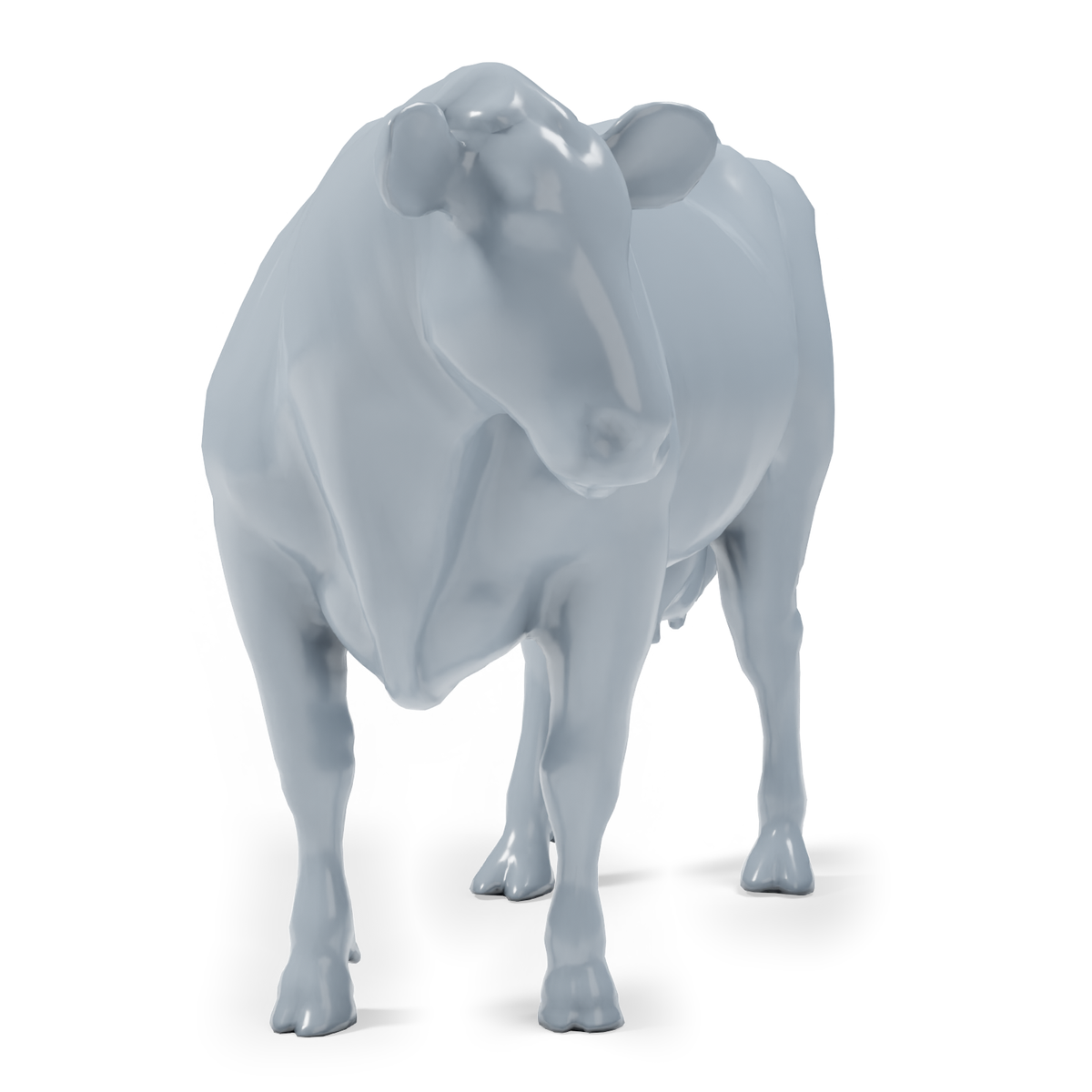 Diorama model-making product photo 3: diorama miniature cattle: three cows in standing, walking, and lying poses (h0_53)
