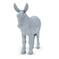 Diorama model-building product photo 3: farm animal diorama miniatures: donkey, sheep, ram and lamb (h0_55)