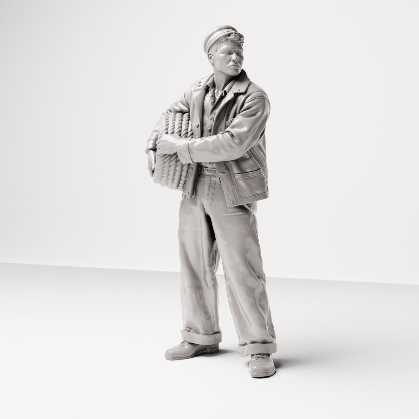Diorama model-making product photo 4: Diorama figure set: Historical harbour and dock workers of the 1920s-1930s