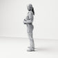 Diorama model-making product photo 1: Standing figure: female ship crew member in uniform with binoculars (B050)