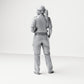 Diorama model-making product photo 2: Standing figure: female ship crew member in uniform with binoculars (B050)