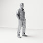 Diorama model-making product photo 3: Standing figure: ship crew member in uniform with epaulettes (B051)