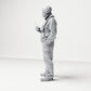 Diorama model making product photo 1: Standing figure: ship crew member with cap, life jacket & radio (B053)
