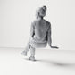 Diorama model-making product photo 2: Seated female spectator with crossed legs and hands in her lap (B055)