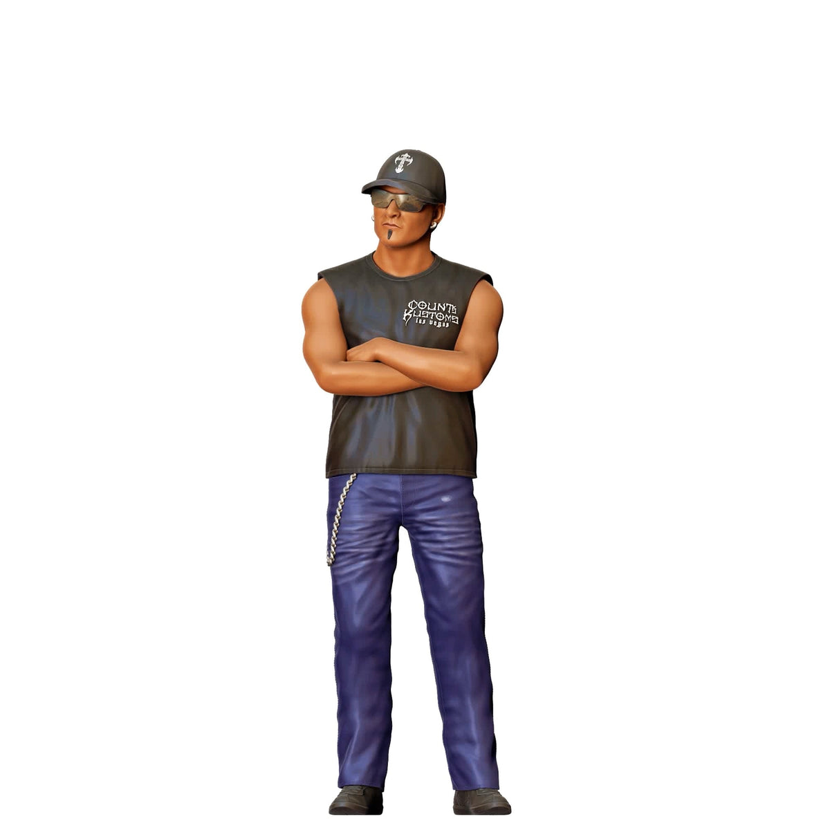 Diorama model-making product photo 4: Diorama figure set: Tuning workshop and mechanic (No. S70)