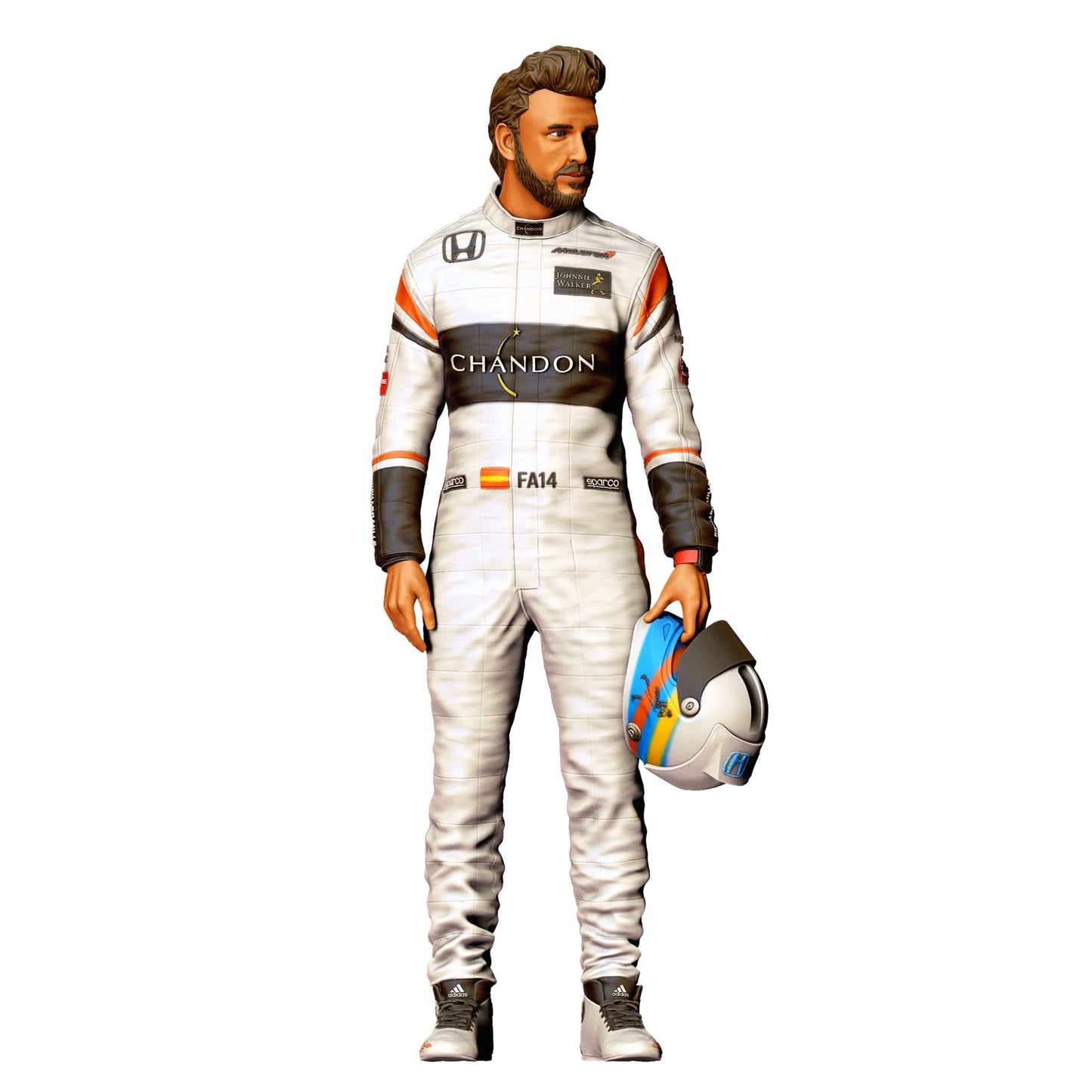 Diorama model-making product photo 4: Diorama figure set: racing drivers and motorsport (No. S58)