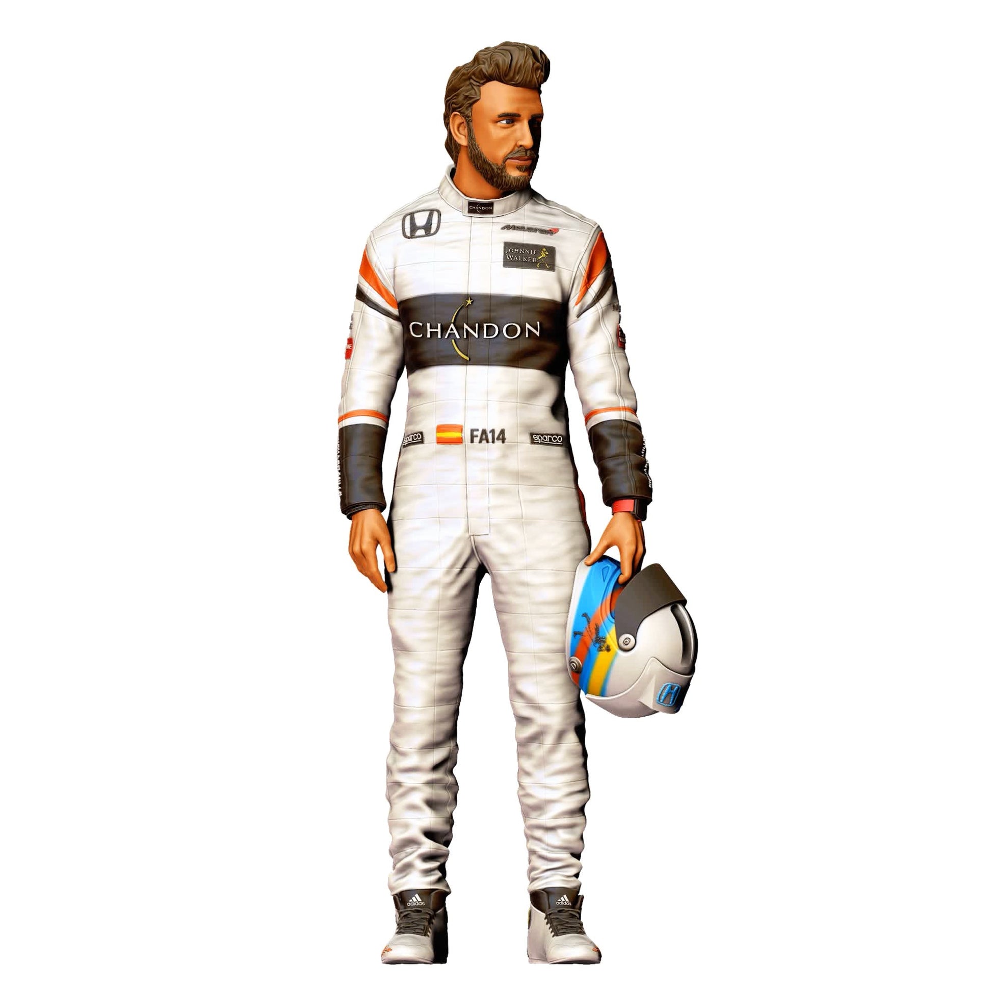 Diorama model-making product photo 4: Diorama figure set: racing drivers and motorsport (No. S58)