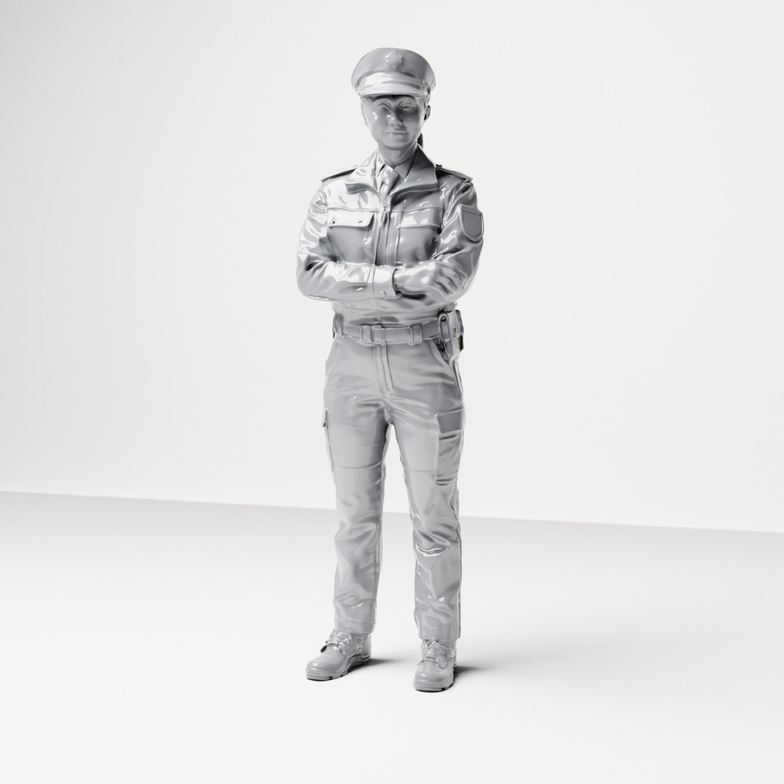 Diorama model-making product photo 5: German police and police officer figure set