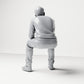 Diorama model-making product photo 2: Seated figure: male spectator with folded hands (B067)