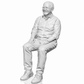 Diorama model-making product photo 7: Diorama figure set: seated figures, passers-by and spectators set